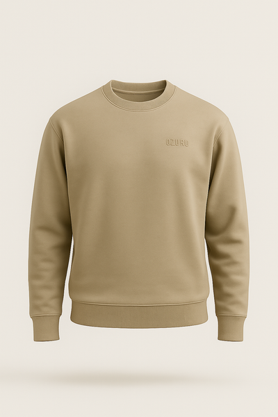 Soft Sand Sweatshirt / Terry Sweatshirt / Casual Wear – 15392756